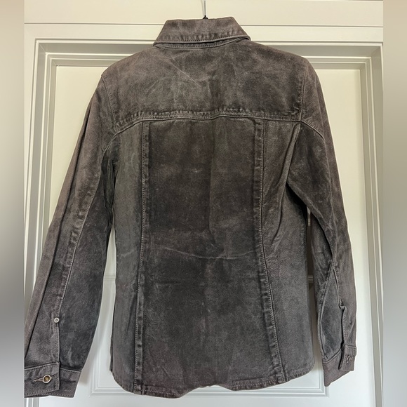 Suede Button Up Shirt - Picture 2 of 3